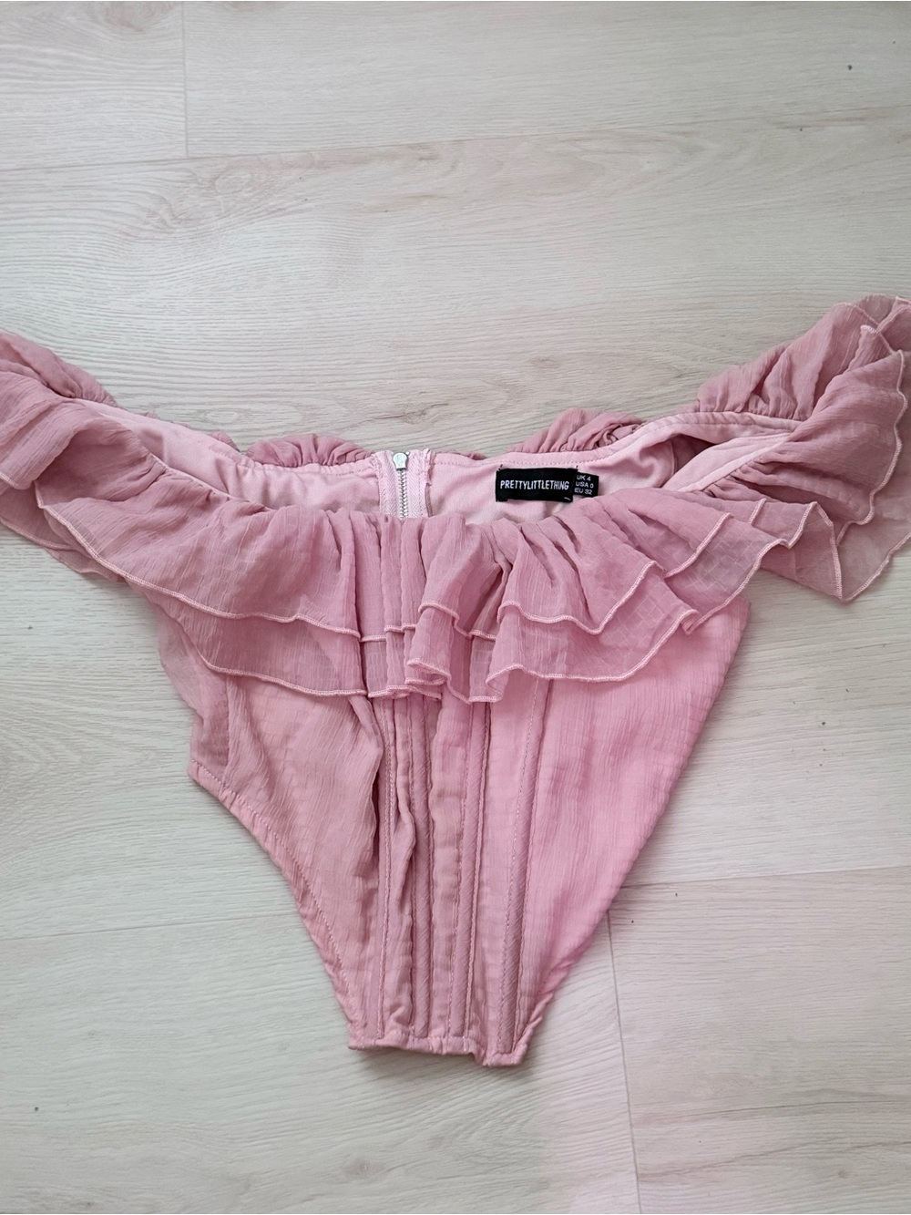 PrettyLittleThing Pink Corset